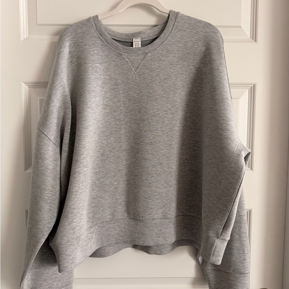 SPANX Light Gray Top